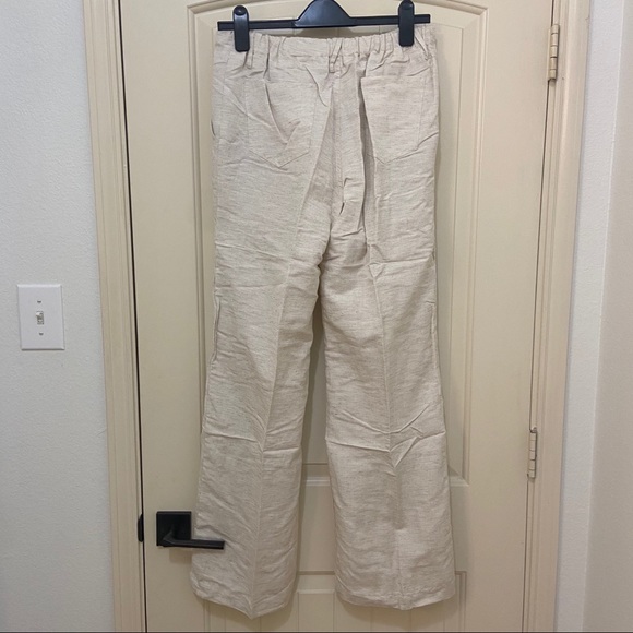 NWT Just Living Linen Beige Pants - Picture 4 of 6